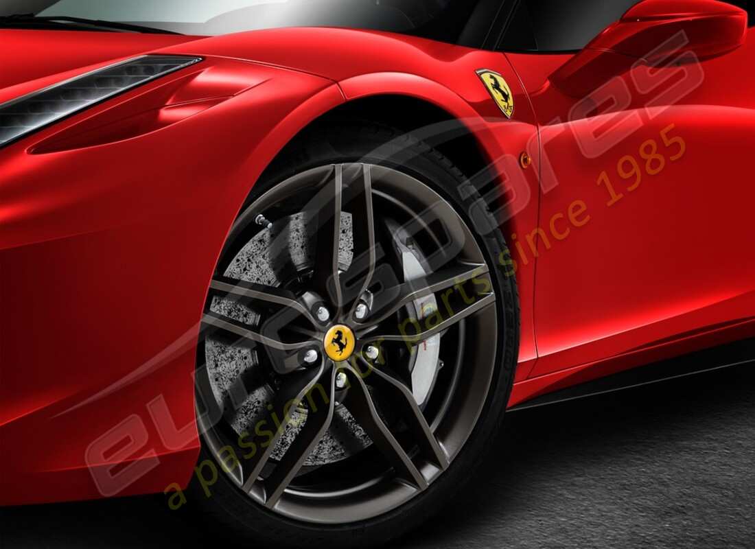 new ferrari wheel set (forged matte grigio ghisa) 20 inch. part number 70006020 (1)