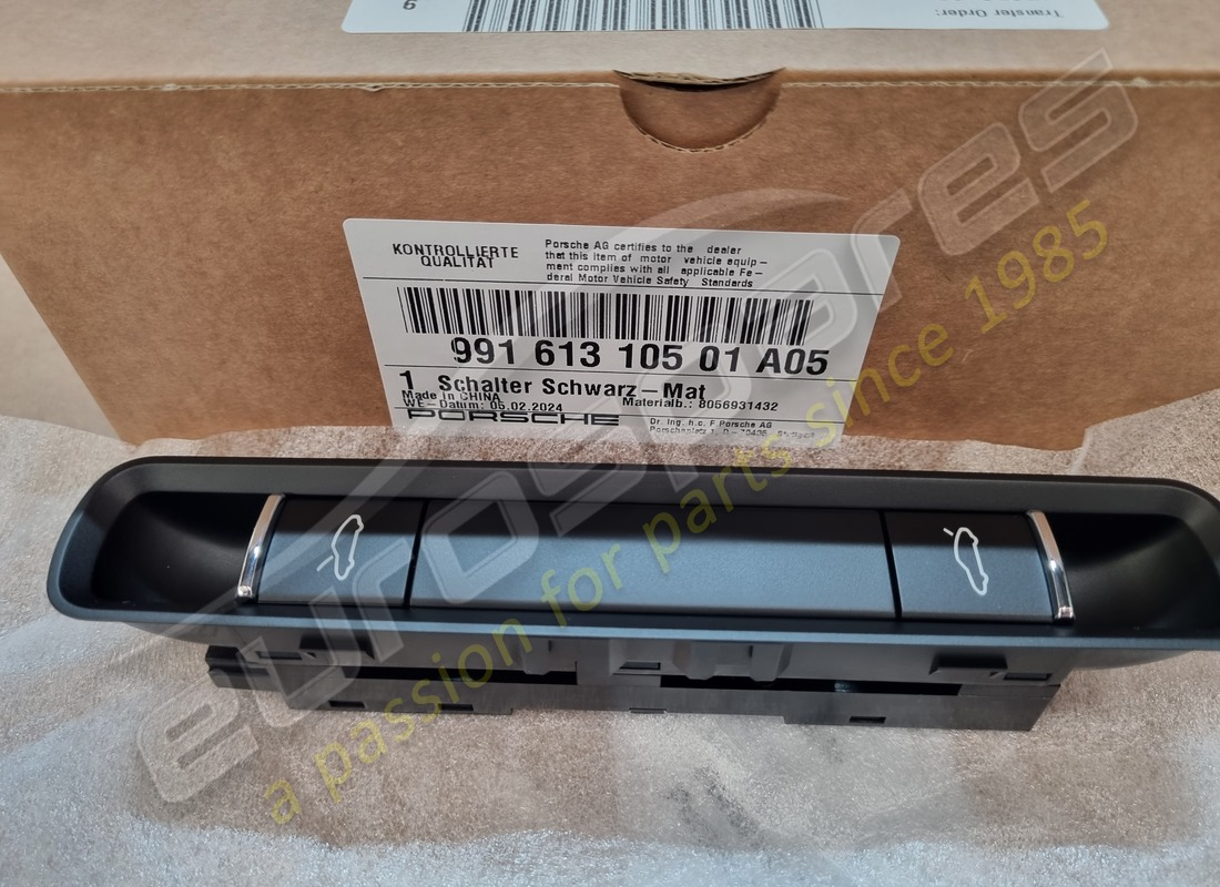 new porsche matt black. part number 99161310501a05 (1)