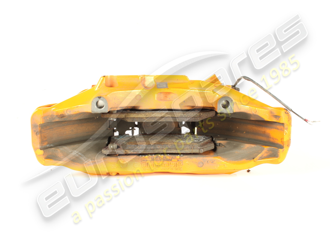 used lamborghini brake caliper 21 ceramic 10k. part number 4m0615105km (3)