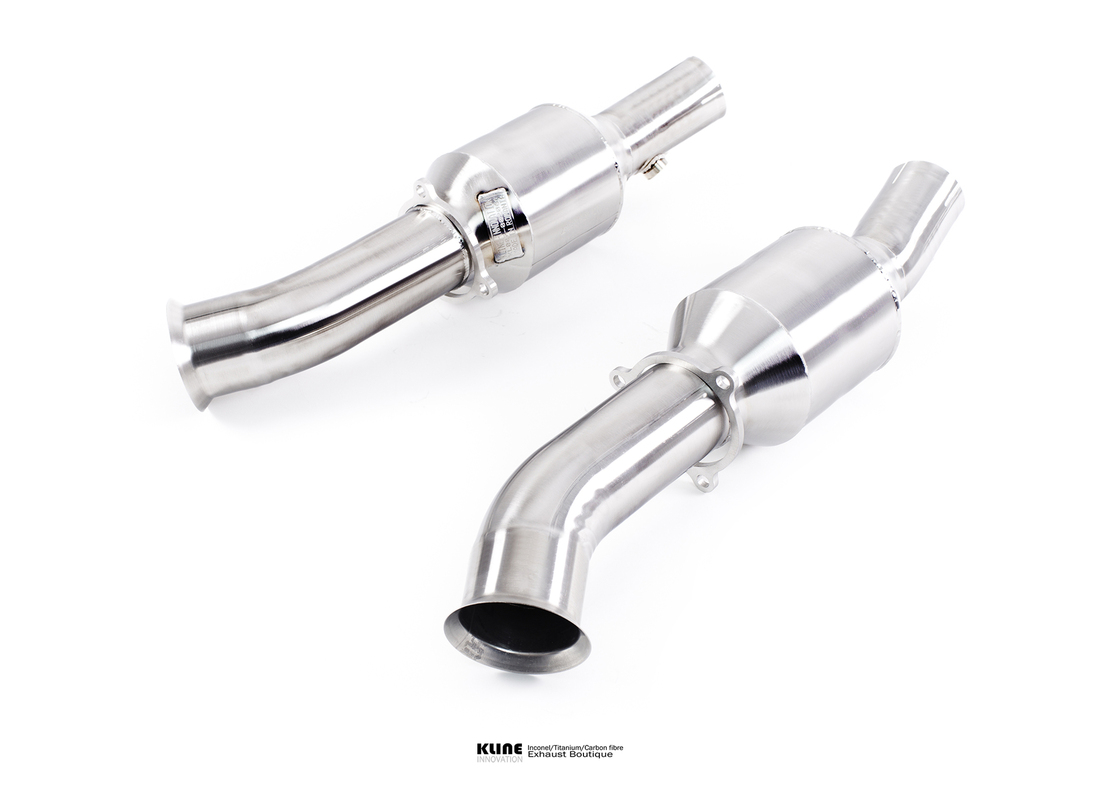 new kline innovation 200cell cat pipe set - stainless steel. part number klfer458it200csss (1)