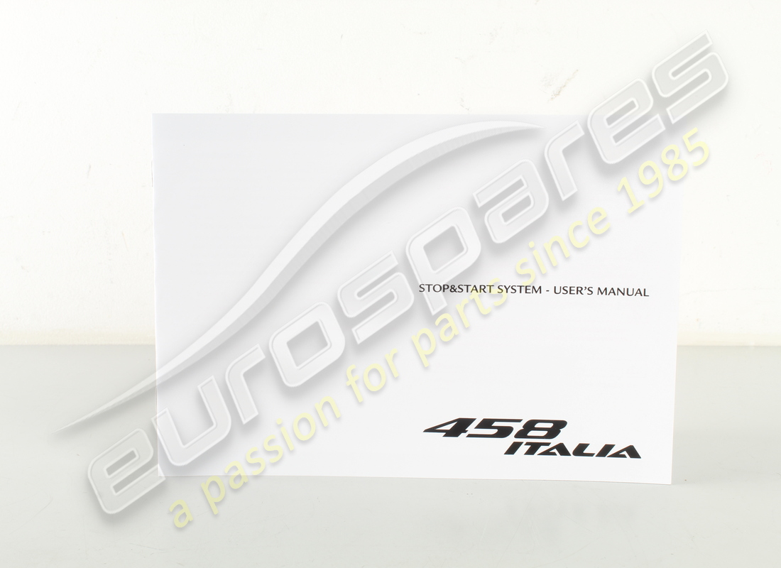 NEW FERRARI STOP&START MANUAL. PART NUMBER 84290500 (1) new ferrari stop&start manual. part number 84290500 (1)