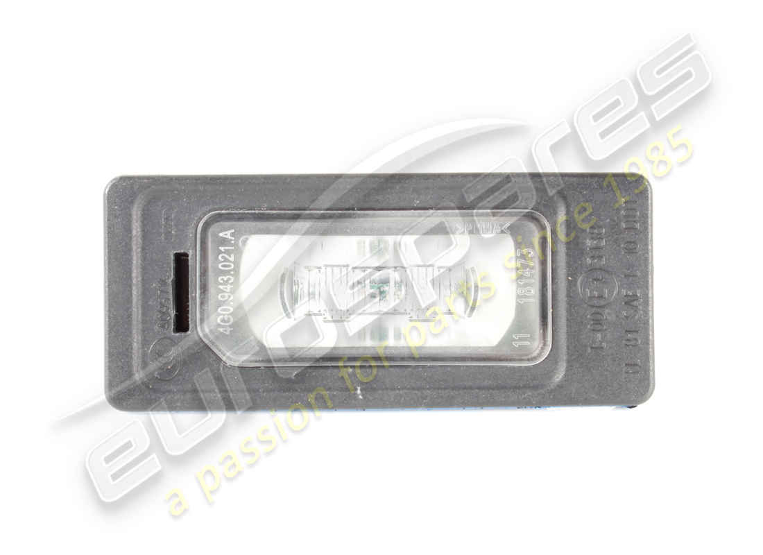 USED Lamborghini LICENSE PLATE . PART NUMBER 4G0943021A (1) USED Lamborghini LICENSE PLATE . PART NUMBER 4G0943021A (1)
