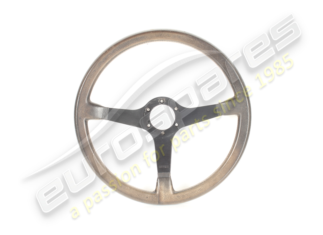 USED Ferrari MOMO BLACK STEERING WHEEL ONLY . PART NUMBER 119038 (1)