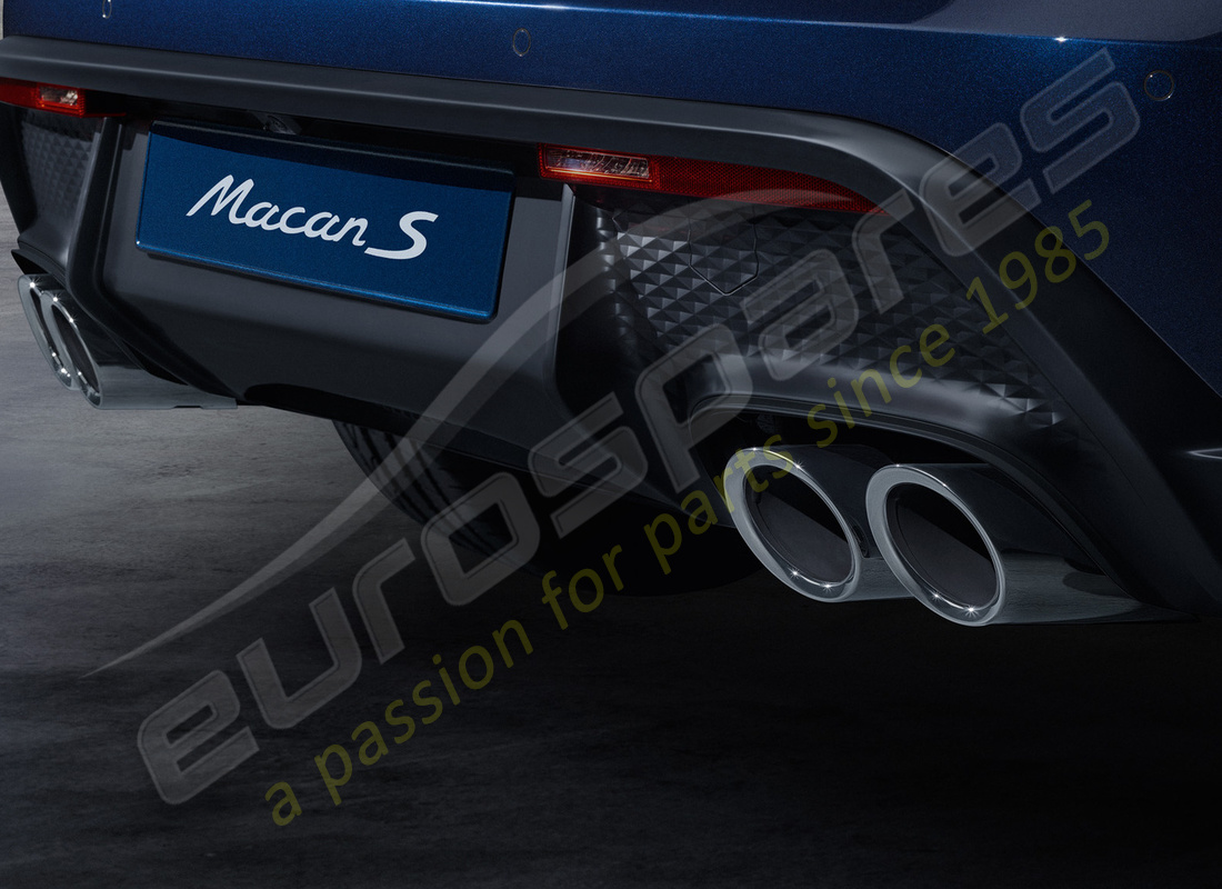 new porsche sports tailpipes. part number 95b044205 (2)