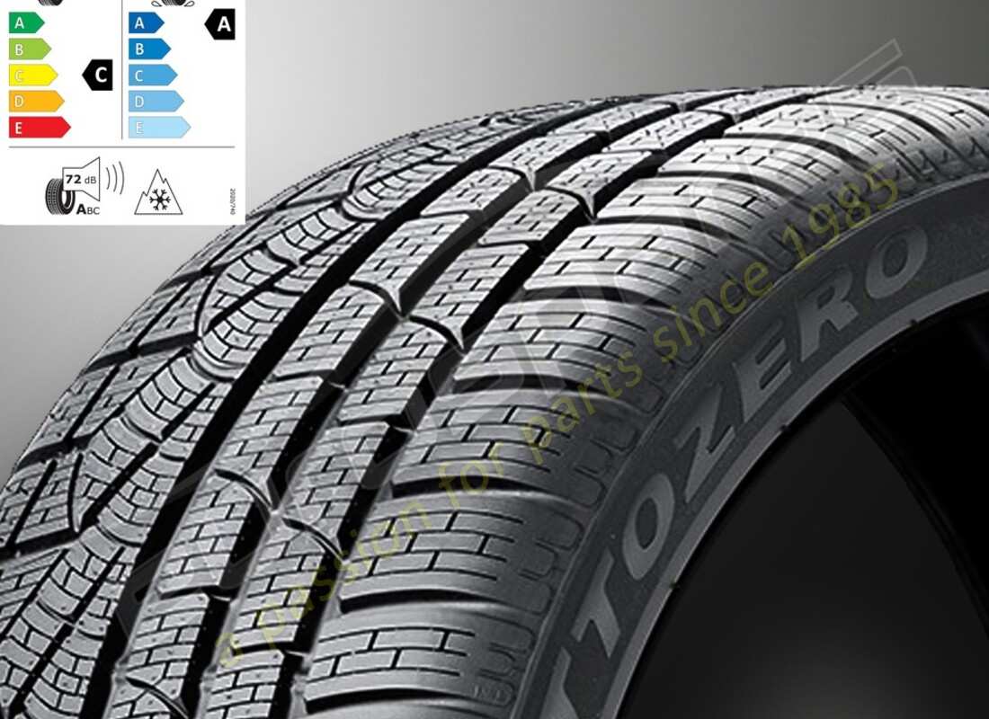new ferrari pirelli rear winter tyre 270 sottozero, 305-30 zr20 (103w). part number 889954 (1)