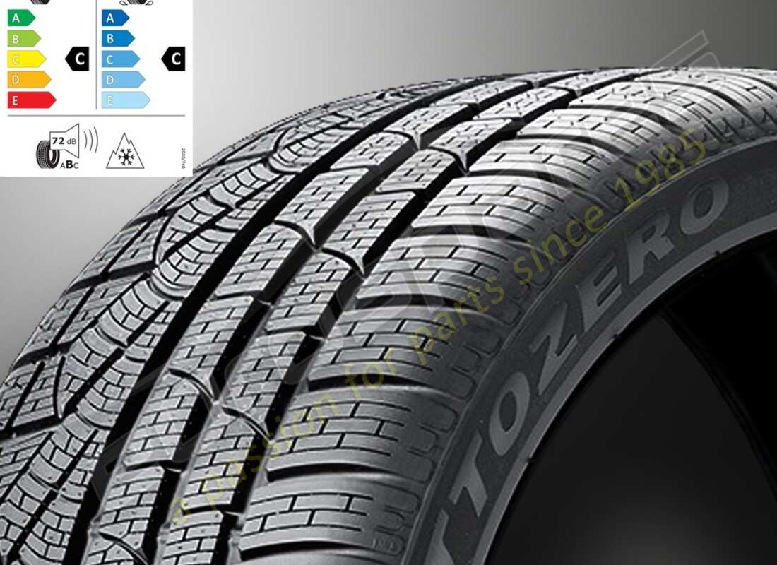 new ferrari pirelli front winter tyre 270 sottozero, 245-35 zr20 (95w). part number 889951 (1)