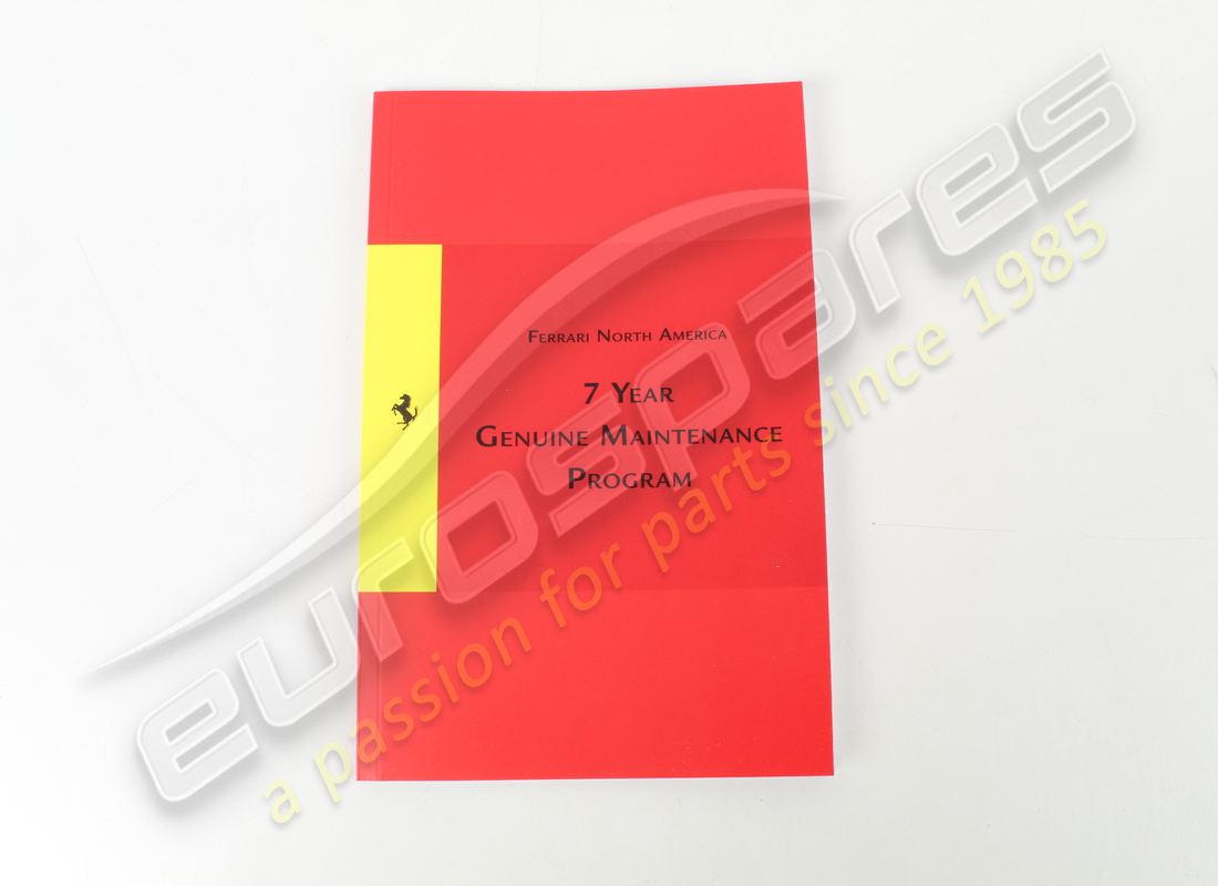NEW FERRARI GENUINE MAINTENANCE HANDBOOK. PART NUMBER 84545300 (1) new ferrari genuine maintenance handbook. part number 84545300 (1)