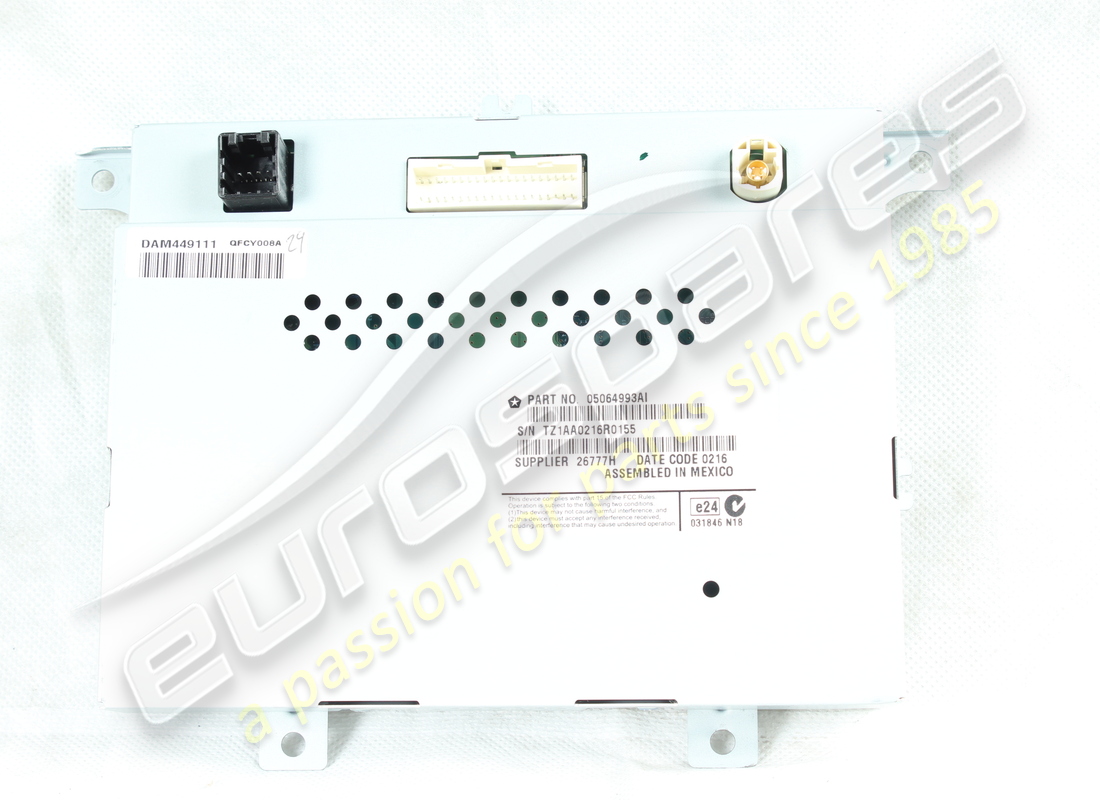 new maserati monitor touch screen 8.4 fca. part number 53189686 (2)