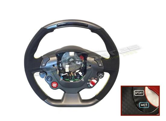 reconditioned ferrari steering wheel part number 744036