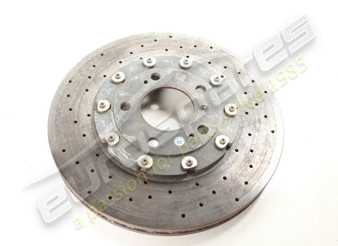used lamborghini left rear brake disc part number 4m0615601m