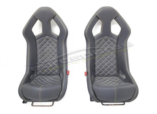 new (other) lamborghini lp 670 lhd front seats in black part number 4790638929