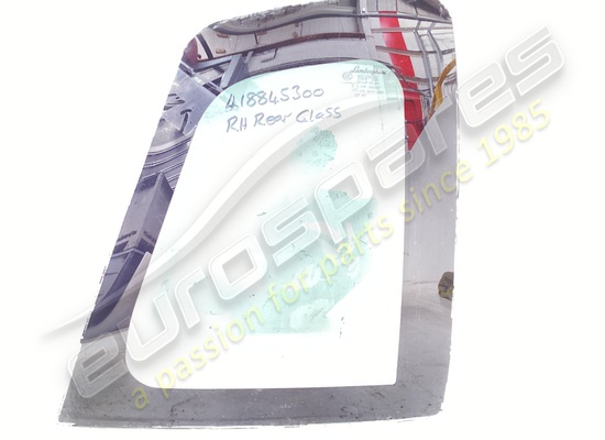used lamborghini side window, rear part number 418845300