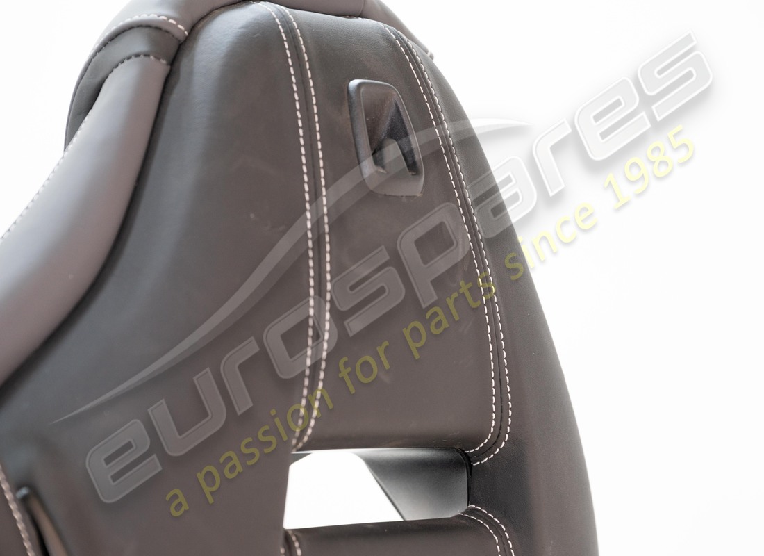 damaged ferrari full electric std style seats with alcantara centre & leather bolsters, horse stitched on headrest,. part number eap1563082 (16)