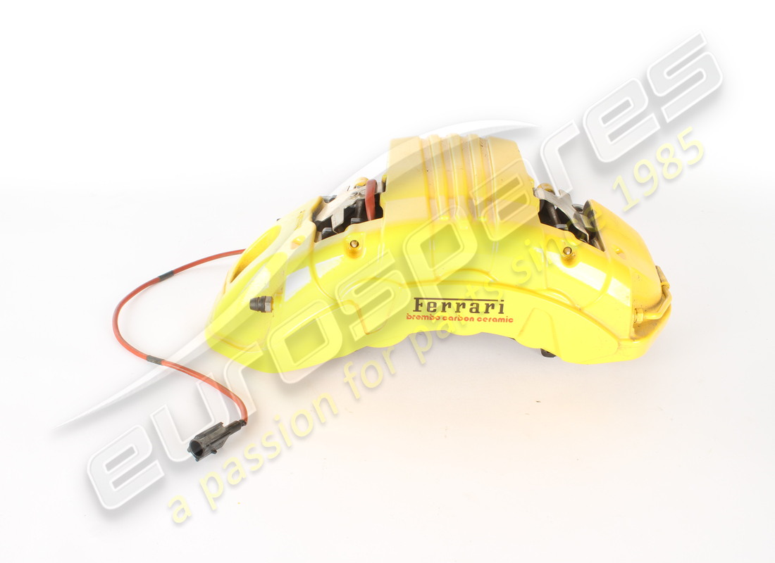 used ferrari caliper complete carbon ceramic ant.sx giall. part number 776910 (2)