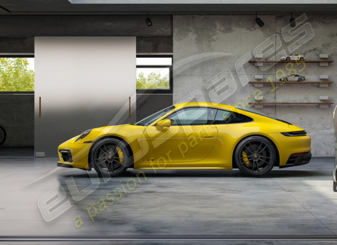 new porsche 20-/21-inch turbo s winter wheel and tyre set painted in black (satin-gloss). part number 992044602ba (2)