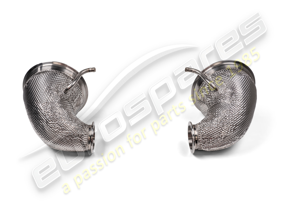 new akrapovic porsche 911 gt3 / gt3 touring / gt3 rs (992) | slip-on race line adapter set (ss). part number pcp034 (1)