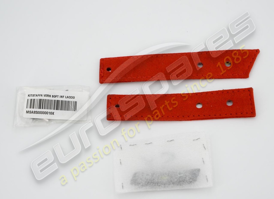 new lamborghini operating handle lace, left door (red). part number 403837221l40 (1)