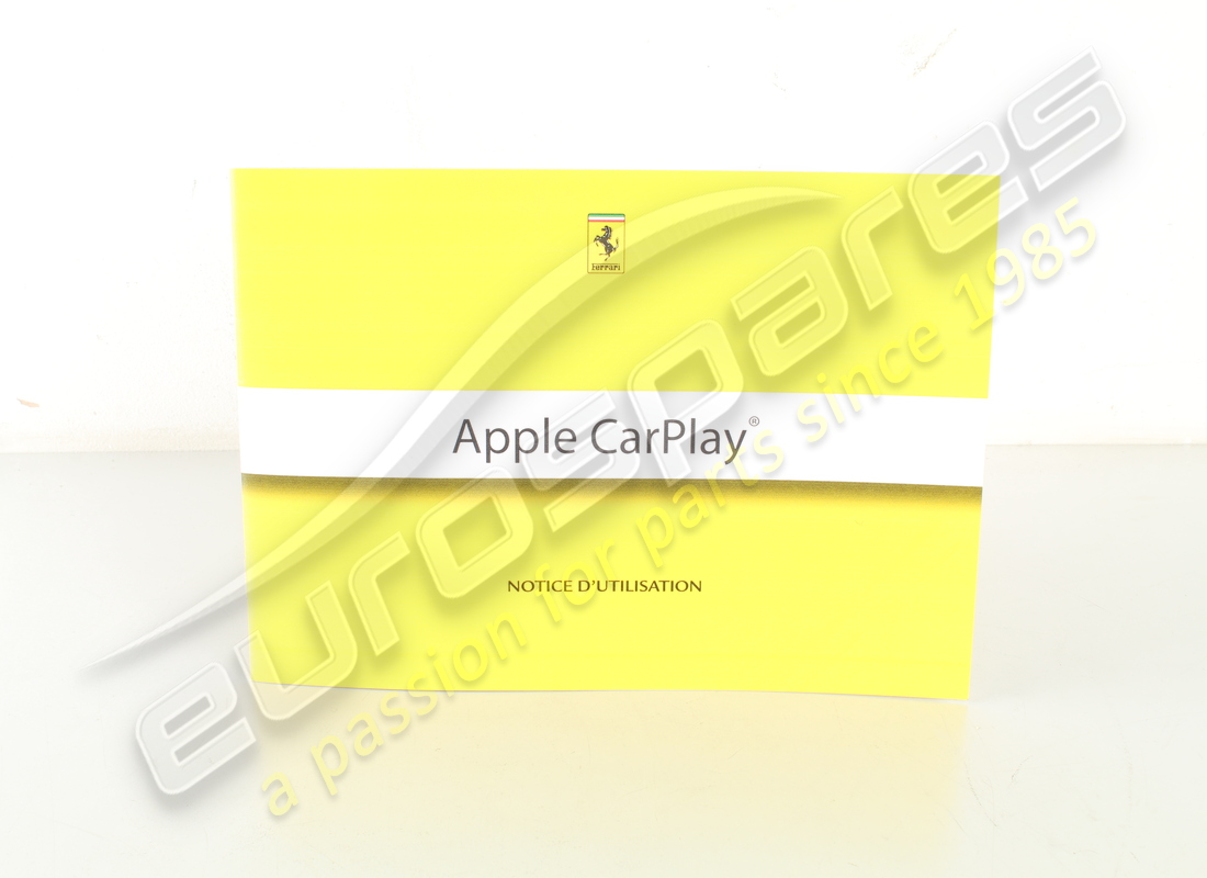 NEW FERRARI CARPLAY BOOKLET. PART NUMBER 86933900 (1) new ferrari carplay booklet. part number 86933900 (1)