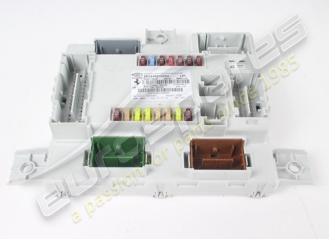 USED Ferrari BODY COMPUTER (ASM AUTHORIZATION) . PART NUMBER 786545 (1) USED Ferrari BODY COMPUTER (ASM AUTHORIZATION) . PART NUMBER 786545 (1)