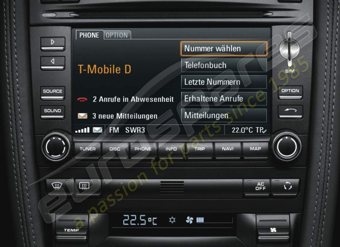 new porsche telephone module. part number 99704490241 (1)
