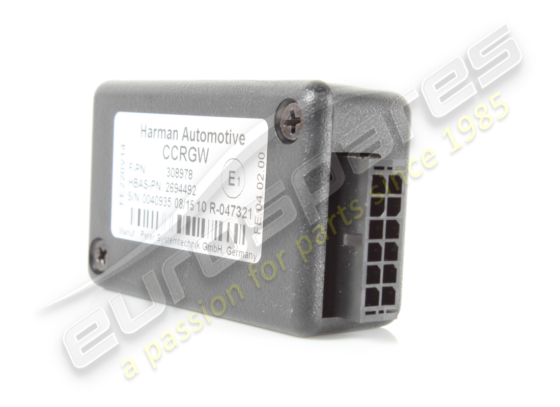 USED FERRARI CAN BOX. PART NUMBER 308978 (3) used ferrari can box. part number 308978 (3)