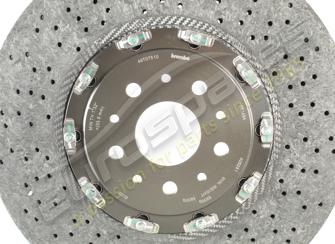 NEW FERRARI BRAKE DISC 390X34 CCM+CC. PART NUMBER 251484 (2) new ferrari brake disc 390x34 ccm+cc. part number 251484 (2)