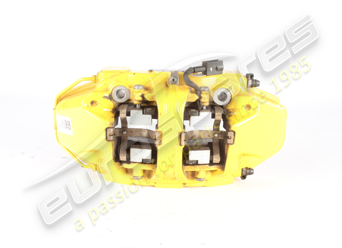 used maserati front rh caliper yellow. part number 670214639 (2)