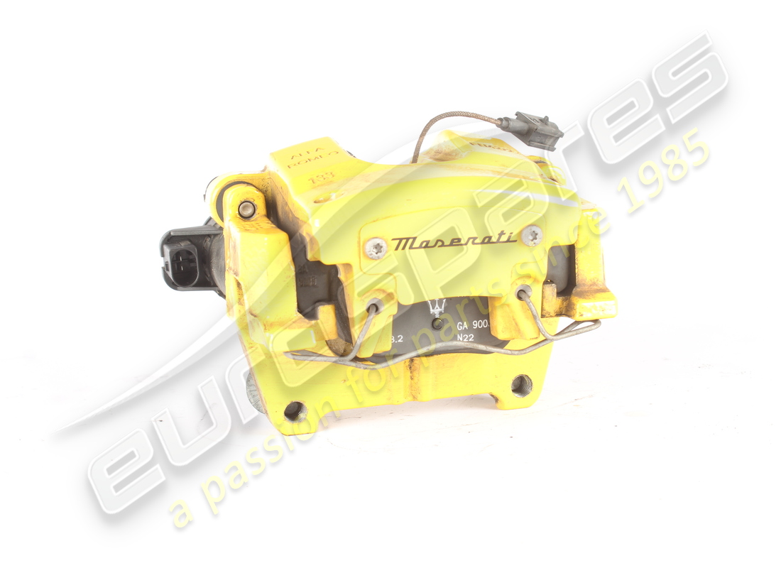used maserati rear lh caliper yellow. part number 673013272 (1)