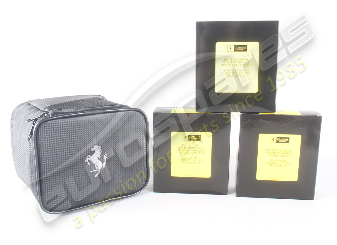 NEW FERRARI NANOTECHNOLOGIES CAR CARE KIT. PART NUMBER 70002327 (1) new ferrari nanotechnologies car care kit. part number 70002327 (1)
