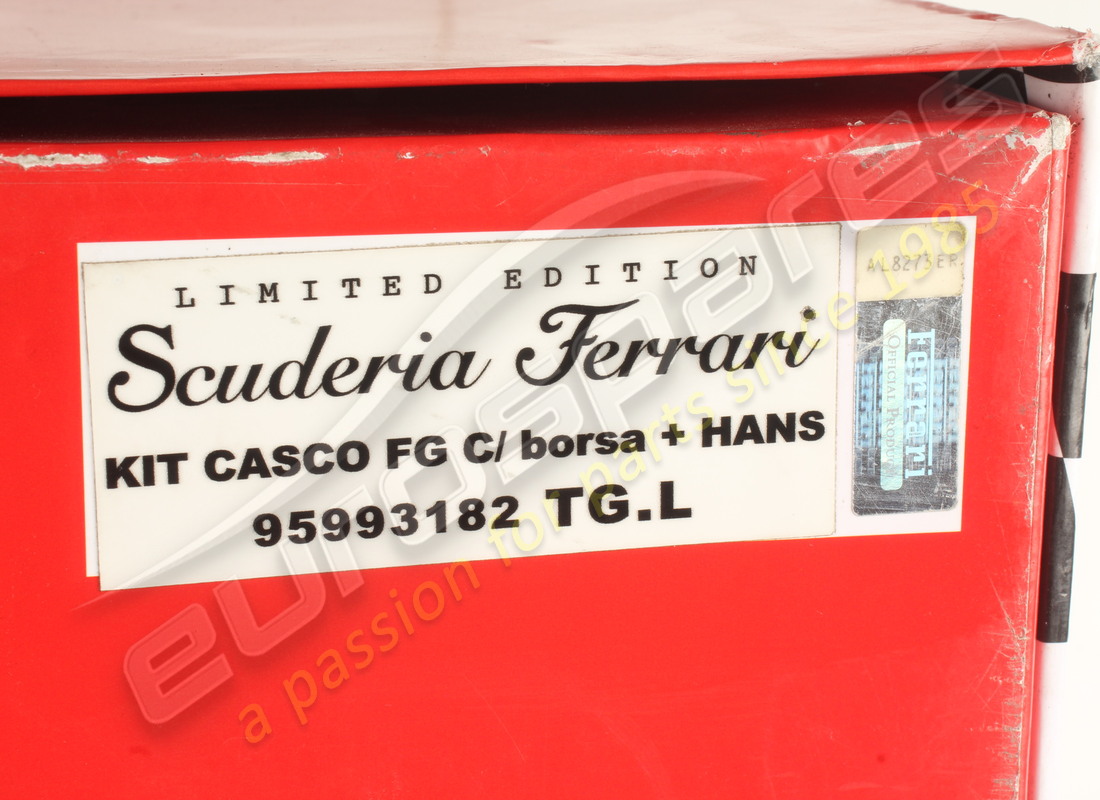 new ferrari large ferrari helmet with bag. part number 95993182 (9)