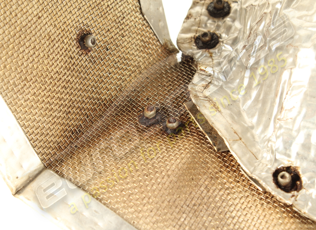 USED FERRARI LH HEAD HEAT SHIELD COMPLETE. PART NUMBER 276026 (3) used ferrari lh head heat shield complete. part number 276026 (3)