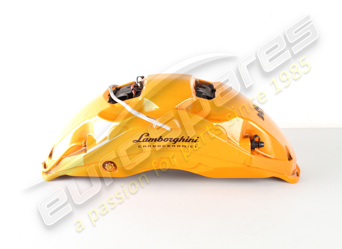 used lamborghini brake caliper 21 ceramic 10k. part number 4m0615106km (1)