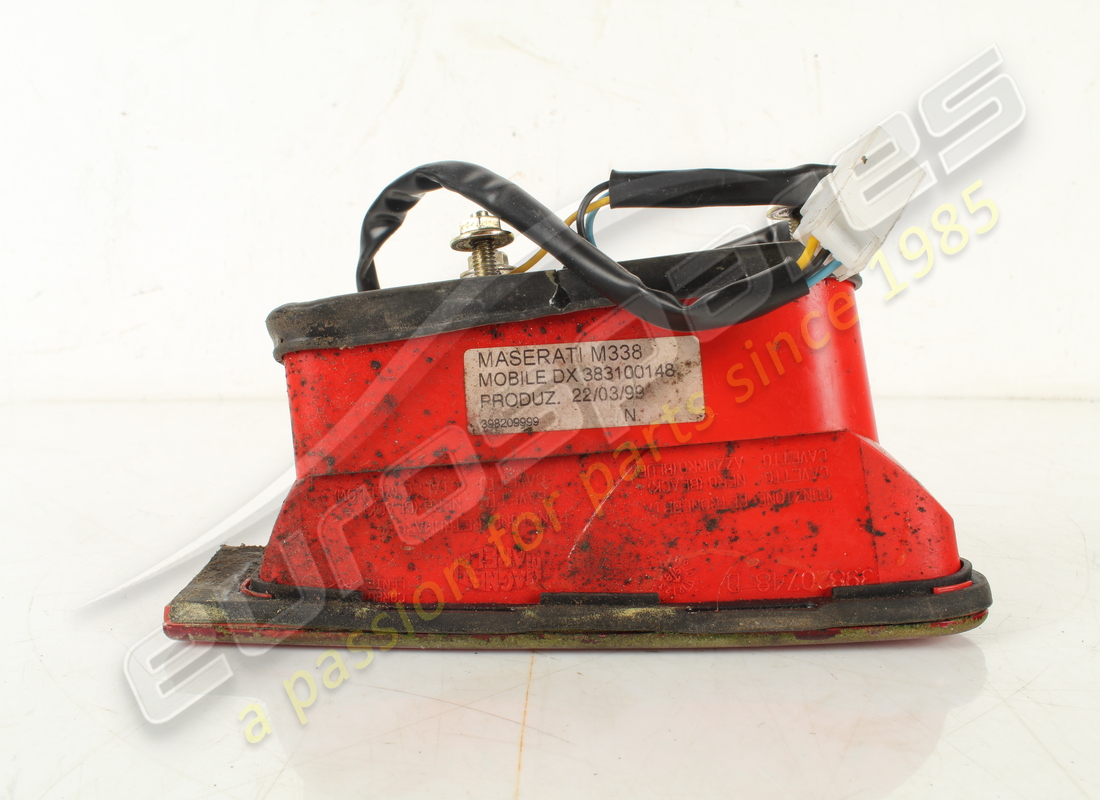 USED MASERATI RH TAIL LIGHT MOVABLE 3982099. PART NUMBER 383100148 (3) used maserati rh tail light movable 3982099. part number 383100148 (3)