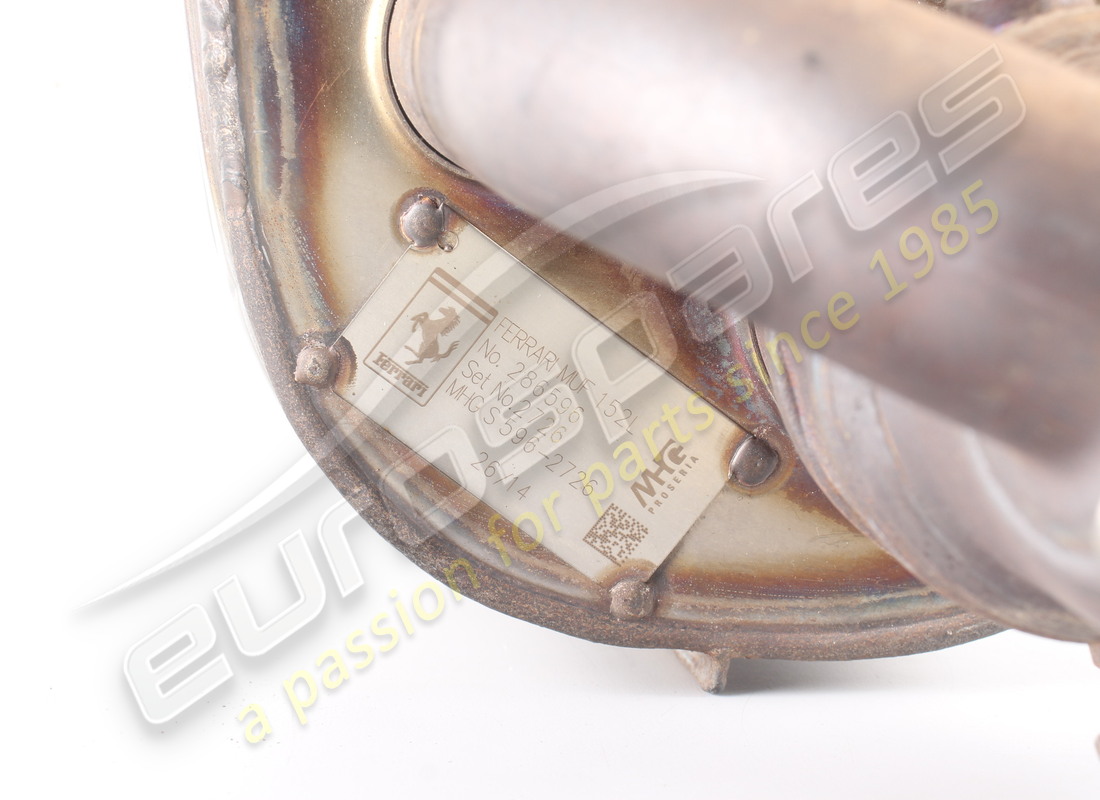 USED FERRARI REAR LH SILENCER. PART NUMBER 286596 (9) used ferrari rear lh silencer. part number 286596 (9)