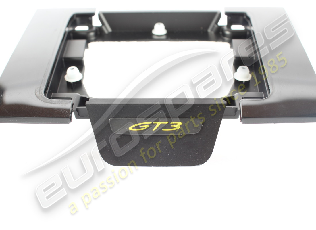 used porsche centre console trim black. part number 992857503btdl (2)