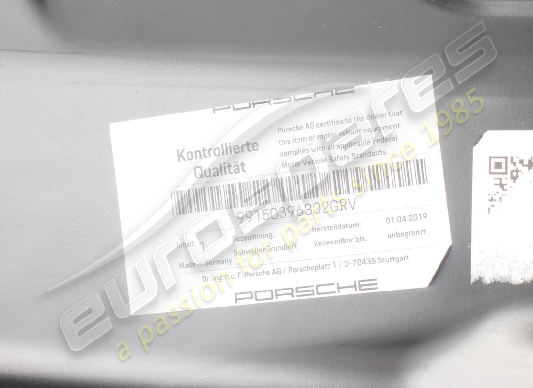 new porsche primed. part number 99150396302grv (5)