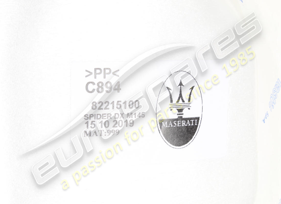 new maserati rh water shield in the doo. part number 82215100 (2)