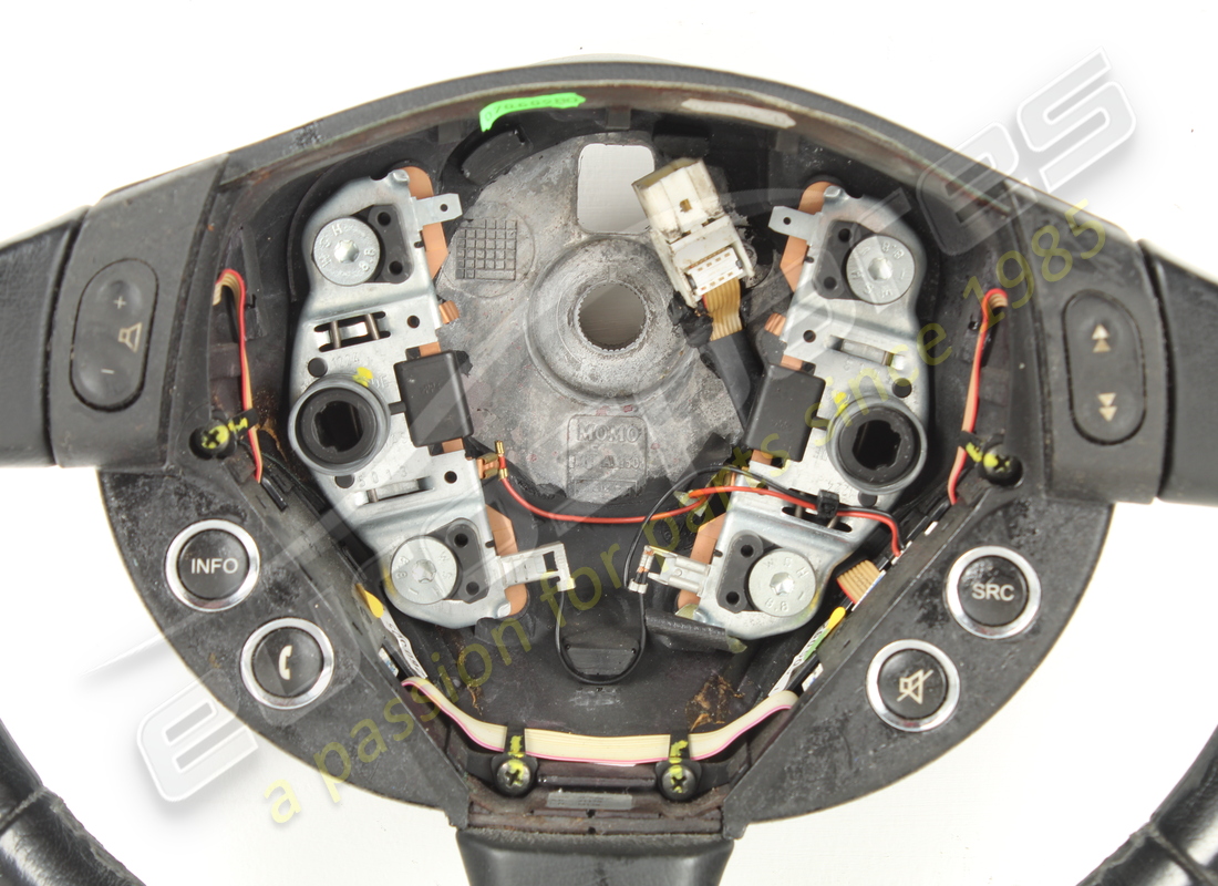 USED MASERATI STEERING WHEEL BLACK. PART NUMBER 981340100 (2) used maserati steering wheel black. part number 981340100 (2)