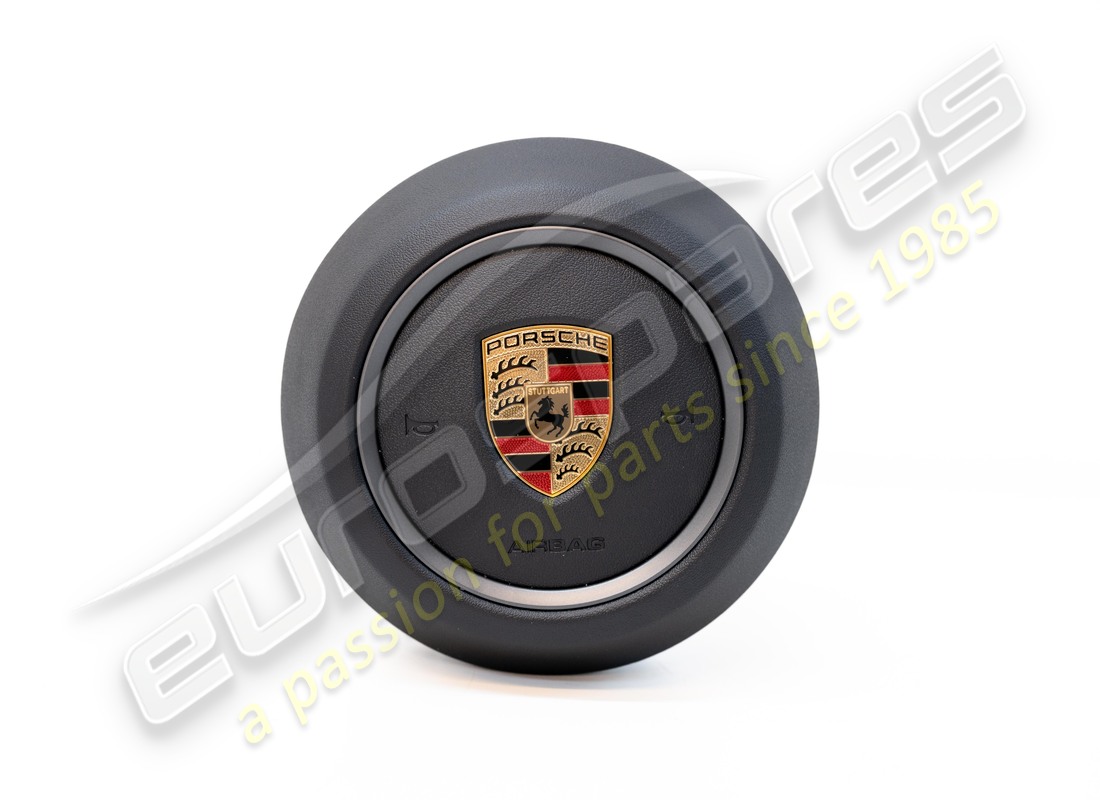 NEW PORSCHE AIRBAG UNIT FOR STEERING WHEEL BLACK/DAR. PART NUMBER 9J1880201PIA8 (1) new porsche airbag unit for steering wheel black/dar. part number 9j1880201pia8 (1)