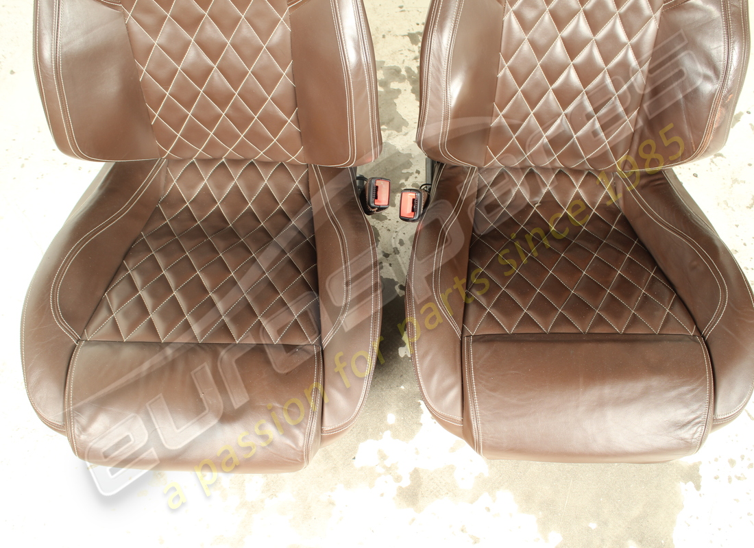 used ferrari complete seat set with rear screens. part number eap1564144 (2)