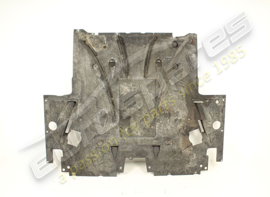 damaged ferrari rear underbody shield part number 765629