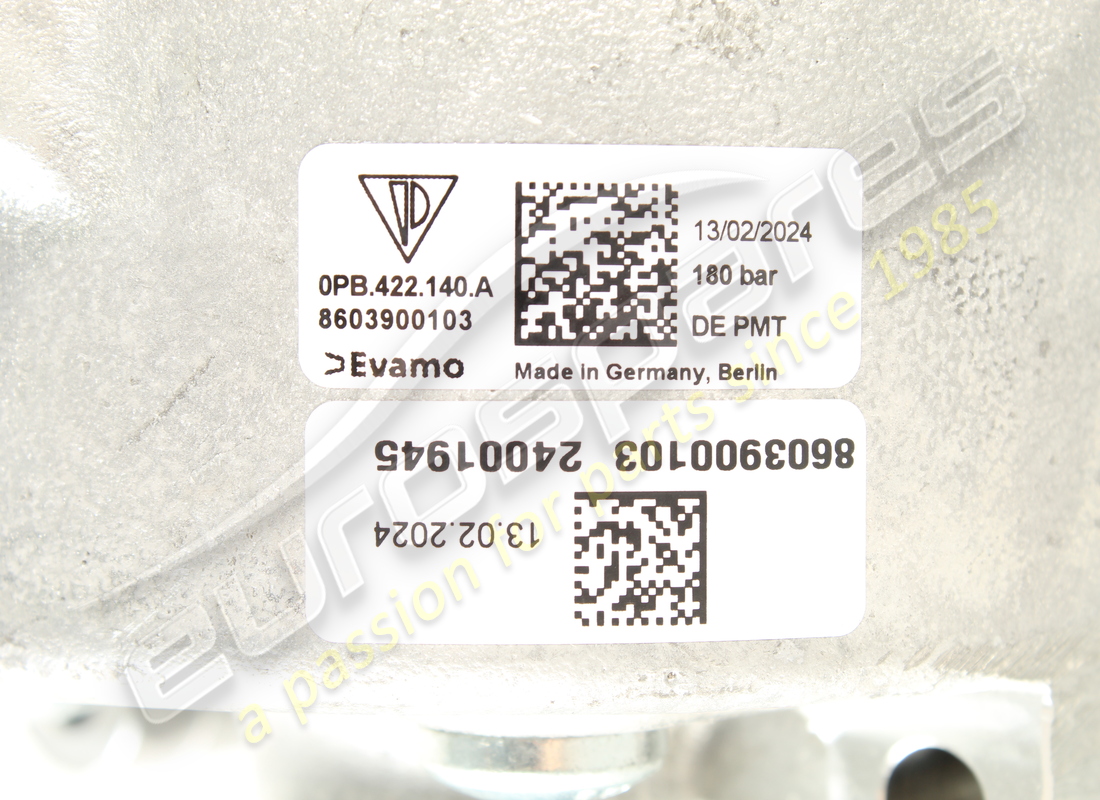 NEW PORSCHE HYDRAULIC PUMP. PART NUMBER 0PB422140A (6) new porsche hydraulic pump. part number 0pb422140a (6)