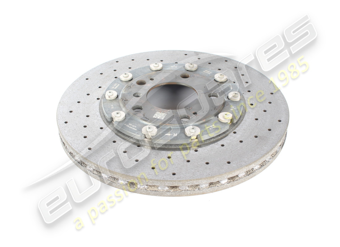 used lamborghini ceramic brake disc (vented), 370 x 30. part number 4m0615602h (2)