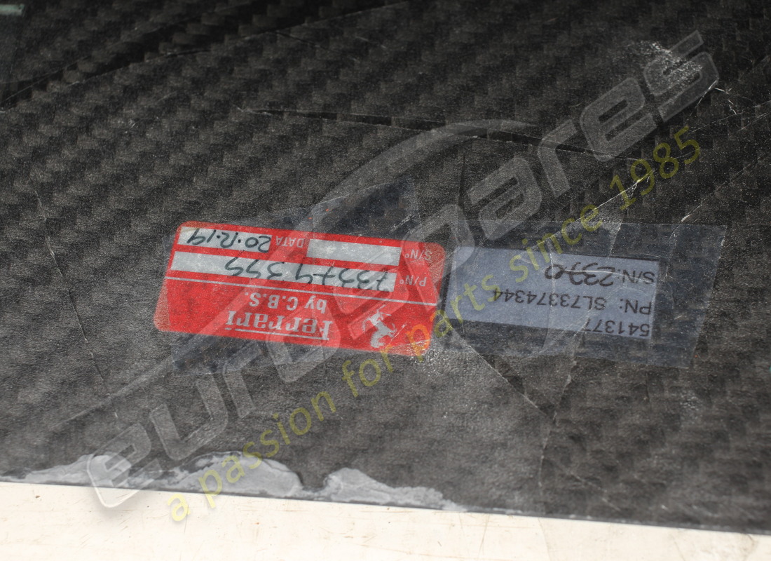 new (other) ferrari complete rh underdoor trim. part number 766048 (2)