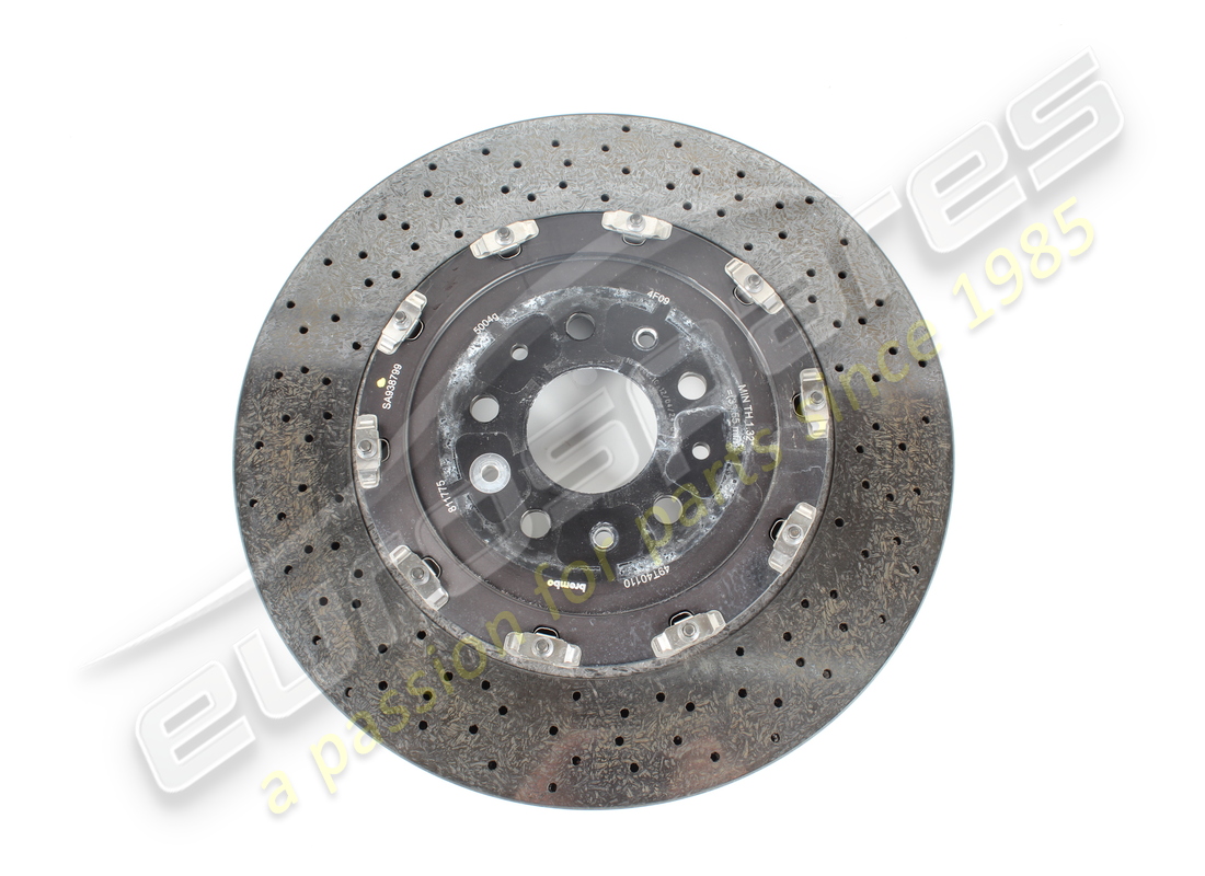 used ferrari disco freno 380x34 ccm-igc-. part number 875117 (2)