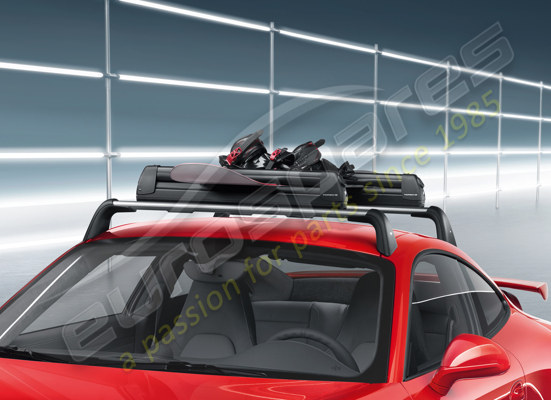 new porsche ski rack / snowboard holder. part number 95b044830 (4)