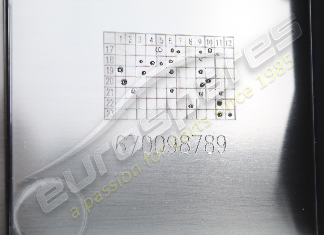 new maserati front license plate holder. part number 670099549 (3)