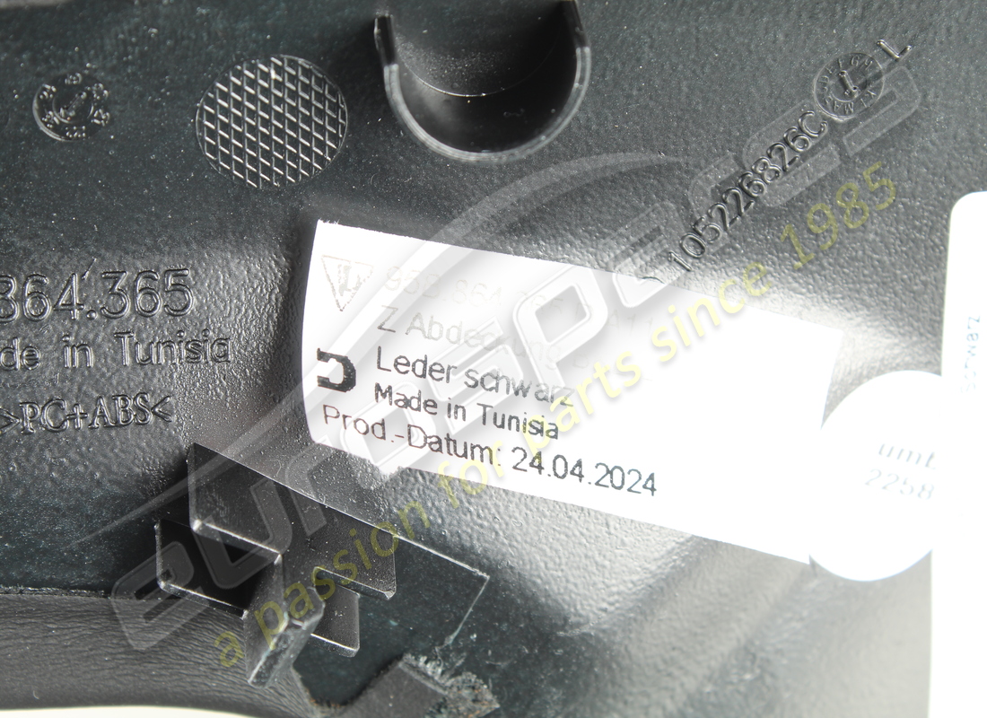new porsche trim black. part number 95b864365da11 (3)