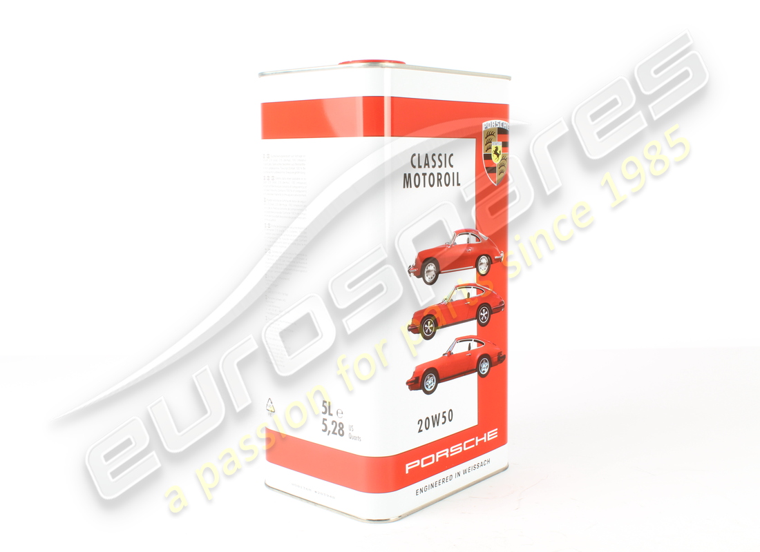 NEW PORSCHE ENGINE OIL - PORSCHE CLASSIC 20W50 - 5L. PART NUMBER 00004320929 (2) new porsche engine oil - porsche classic 20w50 - 5l. part number 00004320929 (2)