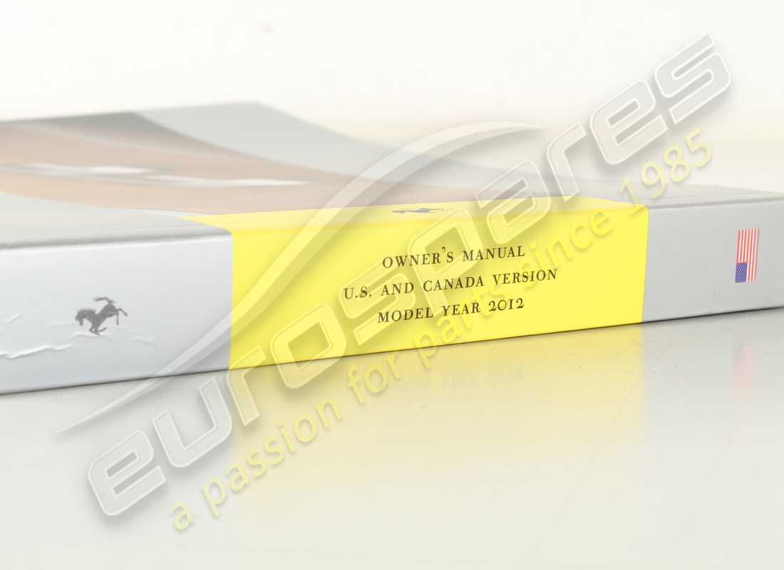 new ferrari use and maintenance manual. part number 84836000 (3)